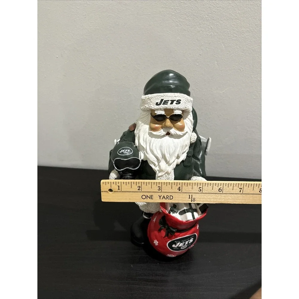 FOREVER COLLECTIBLES NFL TEAM GNOME NEW YORK NY JETS SANTA